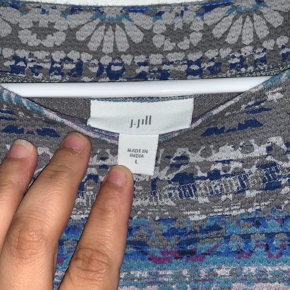 J.JILL size L long sleeve top - Picture 2 of 4